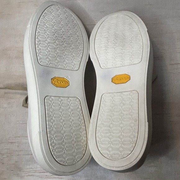 Nisolo Leather Elayna Lace Up Off White Sneaker Ladies Size 8.5 - Picture 8 of 10